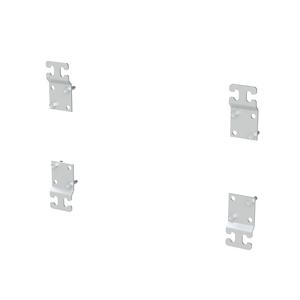 PAZBV Wandmontagelaschen AISI304 Edelstahl AISI 304, Set mit 4 Stück