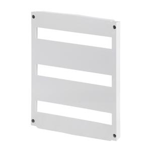 Abdeckplatte mit Ausschnitt für REG 3-Reihen a 18TE, 54TE für ARIA 54