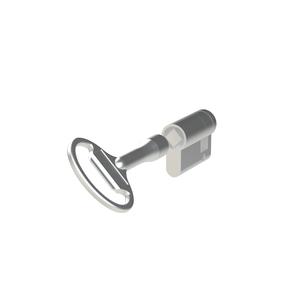 EHZHDK8 Profilhalbzyl. Dreikant 8mm incl. Schlüssel