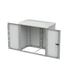 Schrank AP Gr.2 1125x1200x676 EH3, profiliert, große Einbautiefe, SHG IP44, IK10