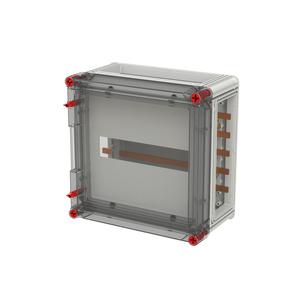 VB33HT-XZ2x160/3 S750-Gehäuse 250A VMS33 40mm Sammelschienensystem 5polig mit Klappdeckel