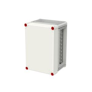 VF32HO-N Leer-Gehäuse 320x220 grau Deckel undurchsichtig alle Seiten offen