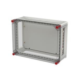 Gehäuse 440x320 transp. MPL Deckel durchsichtig mit ISO-MPL alle Seiten offen