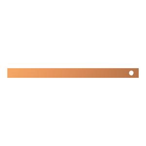 ZXM2112 CU-Schiene 20x5mm, L:272mm