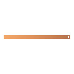 ZX2119 CU-Schiene 30x5mm, L:517mm