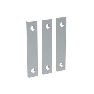 WZC2U Wandlerschiene 170x30x10, mit Lochabstand 130mm, vernickelt, DIN 42600-2 Form A