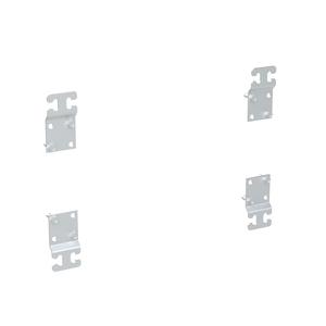 PAZBV Wandmontagelaschen AISI304 Edelstahl AISI 304, Set mit 4 Stück