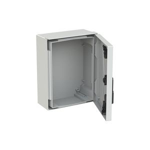 PA435 Schrank 415x315x170 SHG ARIA, Schwenkhebelgriff, 3-Punktschl. IP66, IK08
