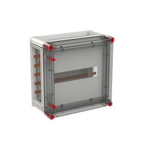 VB33HT-XZ2x160/3 S750-Gehäuse 250A VMS33 40mm Sammelschienensystem 5polig mit Klappdeckel