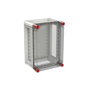 VF32HT-N Leer-Gehäuse 320x220 transp. Deckel durchsichtig alle Seiten offen