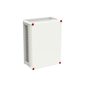 VF43HO-N Leer-Gehäuse 440x320 grau Deckel undurchsichtig alle Seiten offen