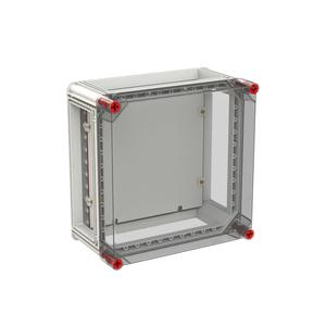 Gehäuse 320x320 transp. MPL Deckel durchsichtig mit ISO-MPL alle Seiten offen