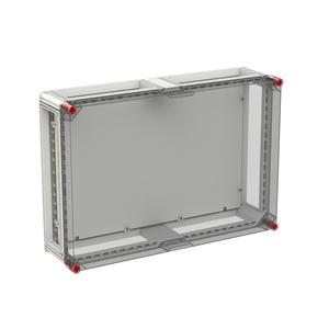 Gehäuse 640x440 transp. MPL Deckel durchsichtig mit ISO-MPL alle Seiten offen