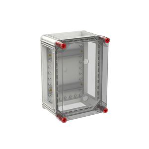 VB32VT-S2x63/4 LTS-Gehäuse 220x320 -63A für 2x OT40F - OT63F auf DIN-Tragschiene alle Seiten offen