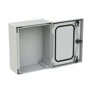 Schränke mit  Fenstertür Doppelbartverschluß (3-Punktschließung) IP54 - IK07