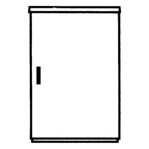 EHF30 Schrank F Gr.0 875x590x320 EH3, glatte Oberfläche, SHG IP44, IK10