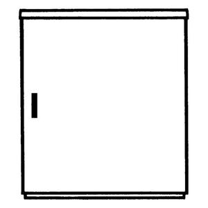 EHF31 Schrank F Gr.1 875x785x320 EH3, glatte Oberfläche, SHG IP44, IK10