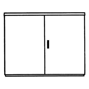 EHF32 Schrank F Gr.2 875x1115x320 EH3, glatte Oberfläche, SHG IP44, IK10