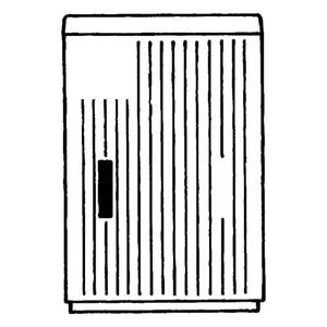EHP320DAG Schrank AP Gr.0 1125x590x320 Doppelschließung, AG-Lackierung IP44, IK10