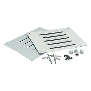 PSKB Kiemenblech 150x190 IP44 2000 mm2 Set&amp;#61;2St. Aussen Aluminium innen Kunststoff